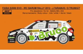 Decal – Fabia S2000 EVO - Barum Rally 2012 - Tarabus